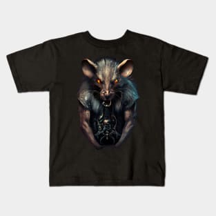 Horror Demon Rat Kids T-Shirt